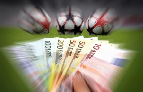 billets euros ballons foot paris sportifs
